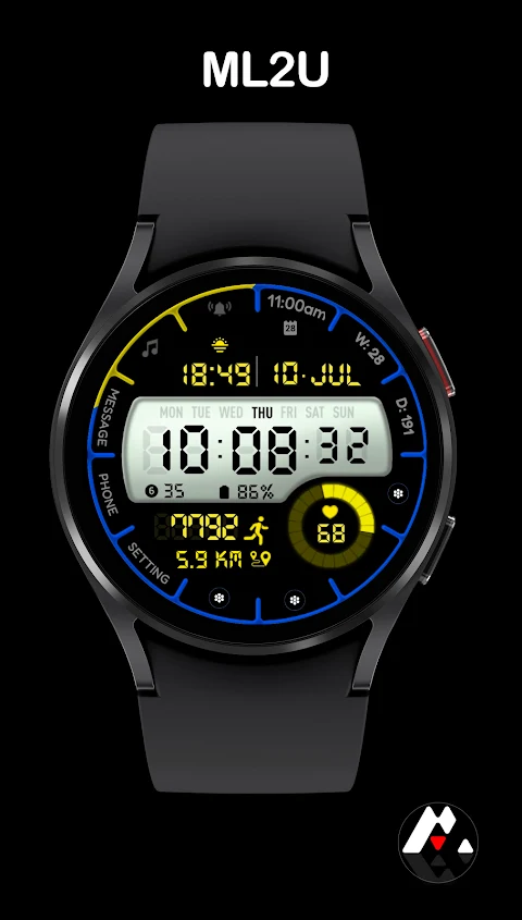 ML2U 162 Watch Face screenshot