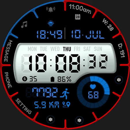 ML2U 162 Watch Face screenshot