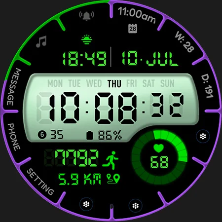 ML2U 162 Watch Face screenshot
