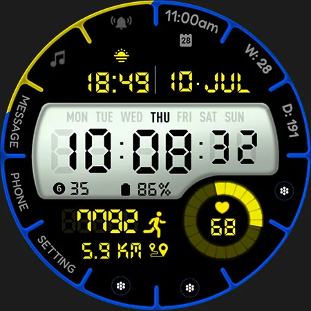 ML2U 162 Watch Face screenshot