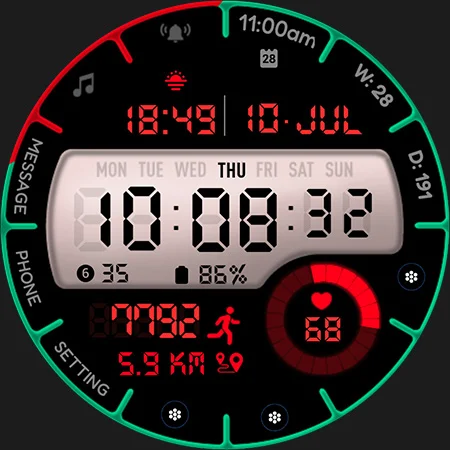 ML2U 162 Watch Face screenshot