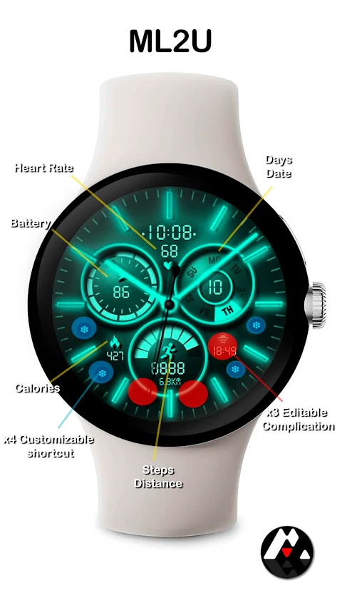ML2U 164 Watch Face screenshot
