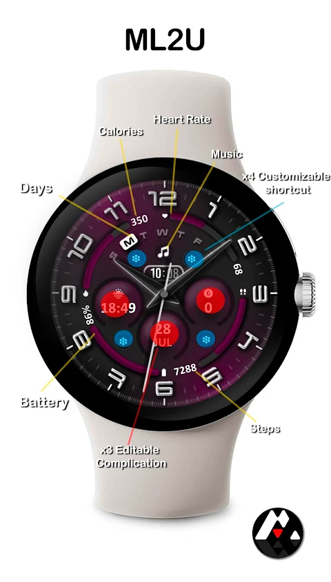 ML2U 191 Watch Face screenshot