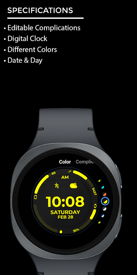 Night Core 02 Digital Watch screenshot