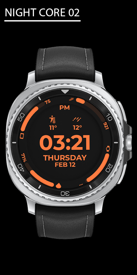 Night Core 02 Digital Watch screenshot