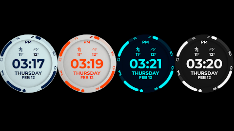 Night Core 02 Digital Watch screenshot