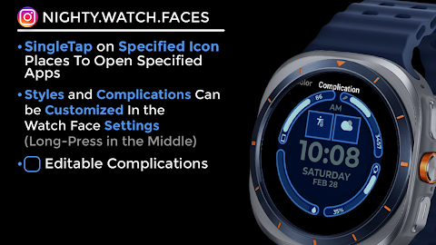 Night Core 02 Digital Watch screenshot