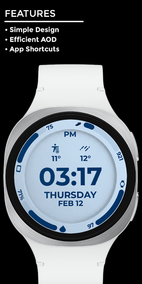 Night Core 02 Digital Watch screenshot