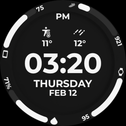Night Core 02 Digital Watch screenshot