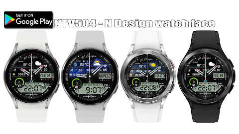 Ntv504 – N Design watch face screenshot