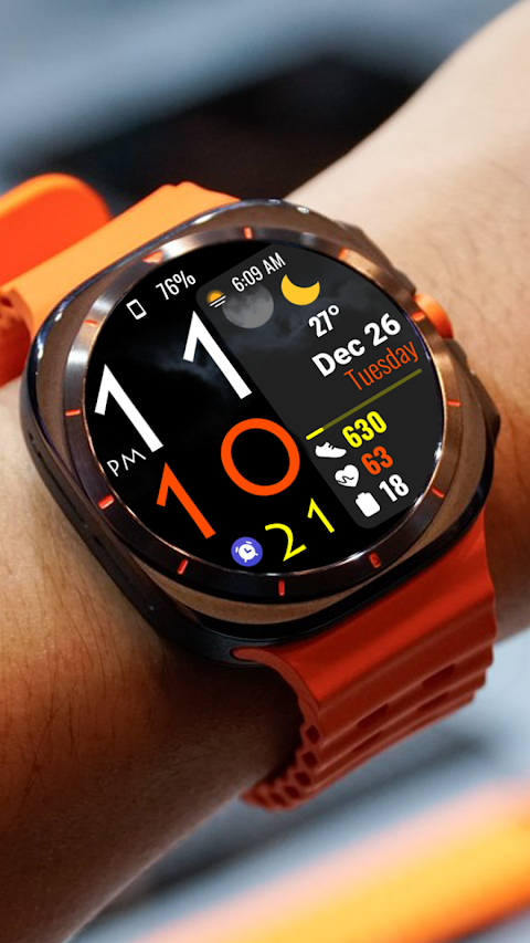Digital Color WearOS NTV572 screenshot