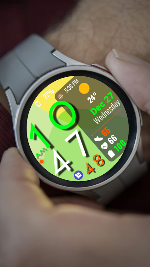Digital Color WearOS NTV572 screenshot