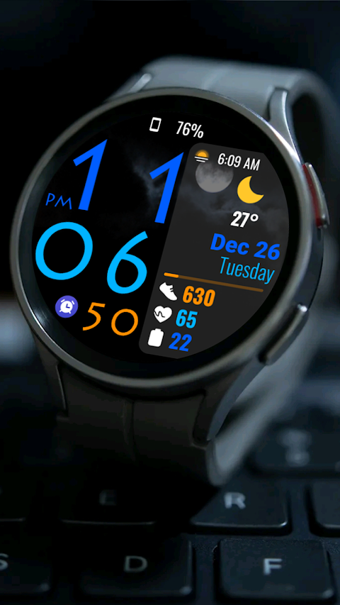 Digital Color WearOS NTV572 screenshot