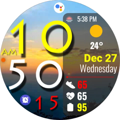 Digital Color WearOS NTV572 screenshot