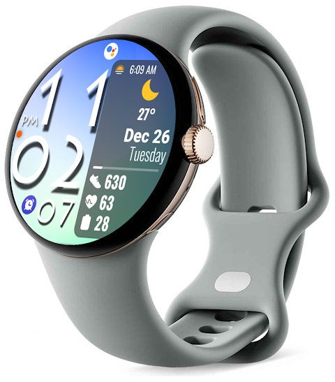 Digital Color WearOS NTV572 screenshot