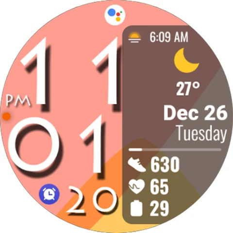 Digital Color WearOS NTV572 screenshot