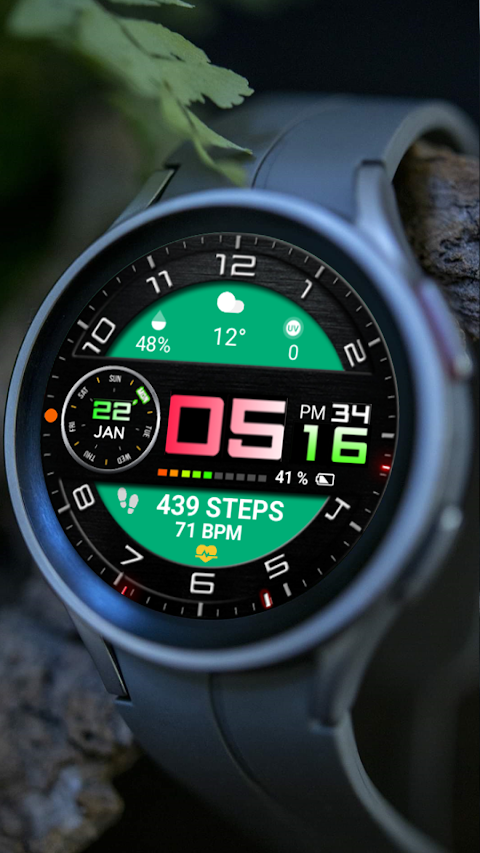 Color Digital WearOS NTV68 screenshot
