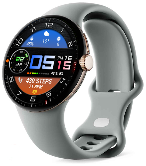 Color Digital WearOS NTV68 screenshot