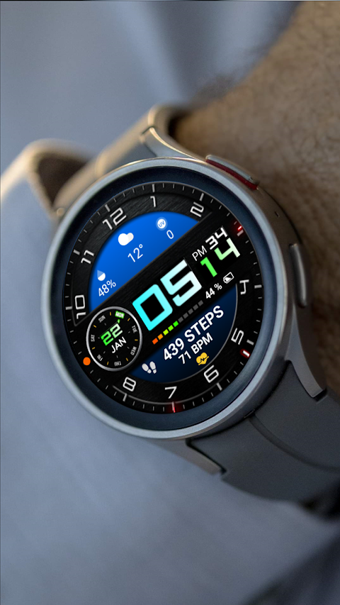 Color Digital WearOS NTV68 screenshot