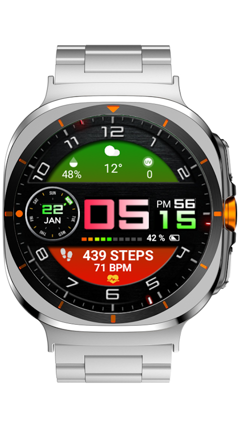 Color Digital WearOS NTV68 screenshot