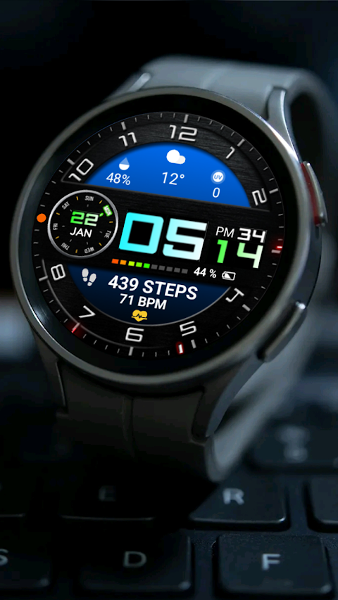 Color Digital WearOS NTV68 screenshot