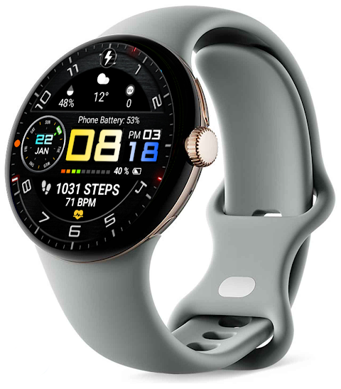 Color Digital WearOS NTV68 screenshot