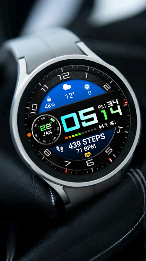 Color Digital WearOS NTV68 screenshot