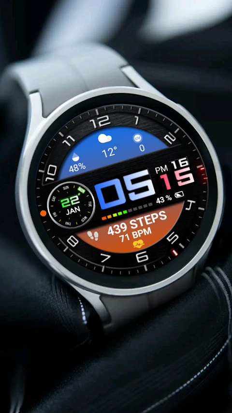 Color Digital WearOS NTV68 screenshot