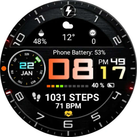 Color Digital WearOS NTV68 screenshot