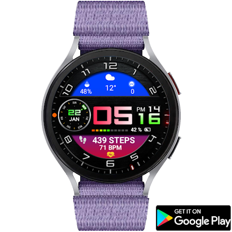 Color Digital WearOS NTV68 screenshot