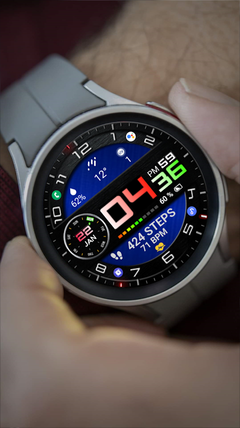 Color Digital WearOS NTV68 screenshot