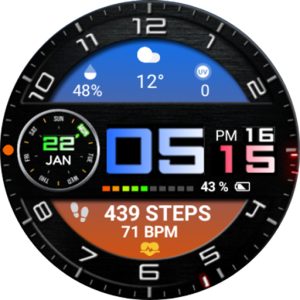 Color Digital WearOS NTV68