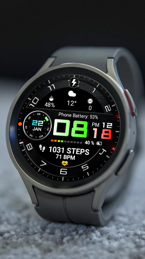 Color Digital WearOS NTV68 screenshot