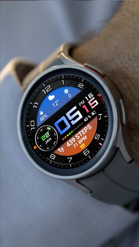 Color Digital WearOS NTV68 screenshot