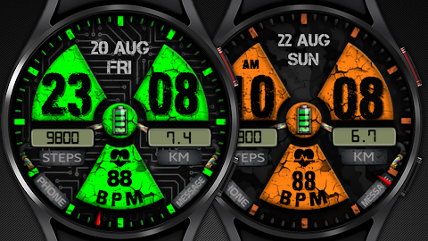 WIN Nuclear PRO Watch face screenshot