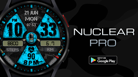 WIN Nuclear PRO Watch face screenshot