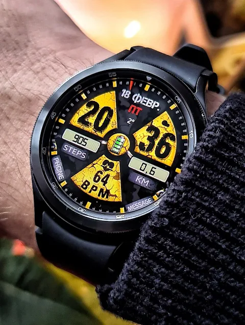 WIN Nuclear PRO Watch face screenshot
