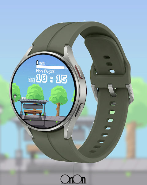 OniOn watchface 005 Pixel screenshot