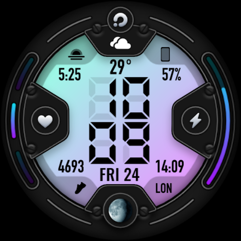 P001 Digital Watch Face screenshot