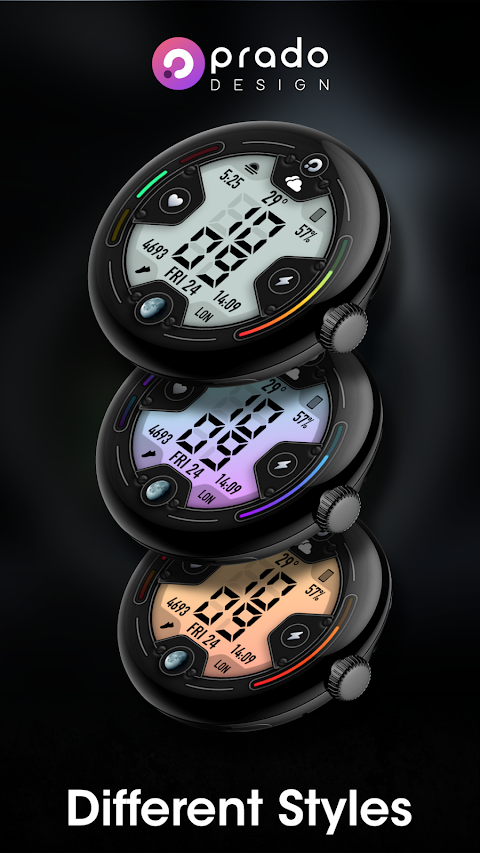 P001 Digital Watch Face screenshot