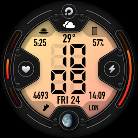 P001 Digital Watch Face screenshot