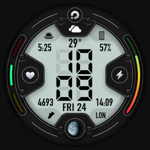 P001 Digital Watch Face screenshot
