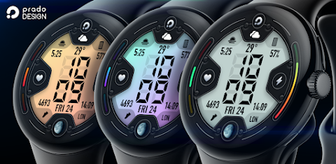 P001 Digital Watch Face screenshot