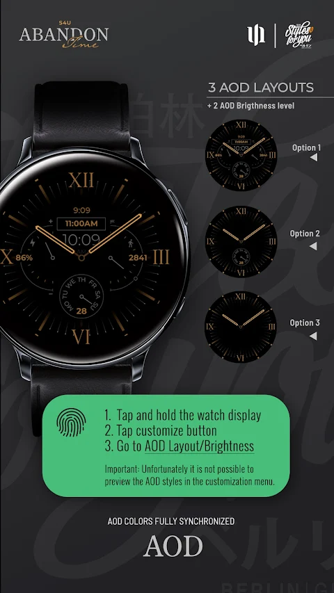 S4U Abandon Time watch face screenshot