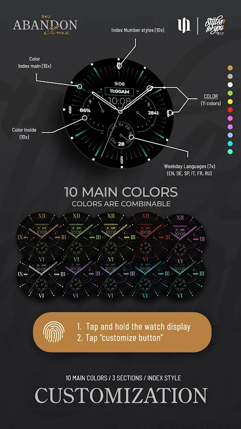 S4U Abandon Time watch face screenshot