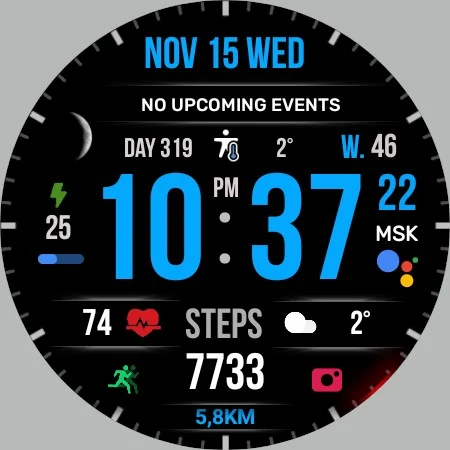 Super INF MOD V2 Watch Face screenshot