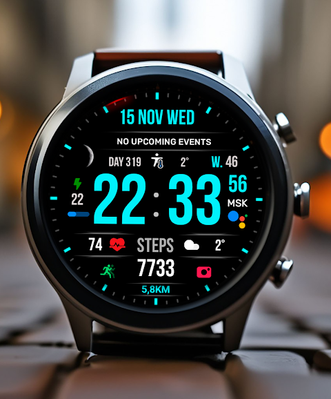 Super INF MOD V2 Watch Face screenshot