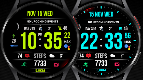 Super INF MOD V2 Watch Face screenshot