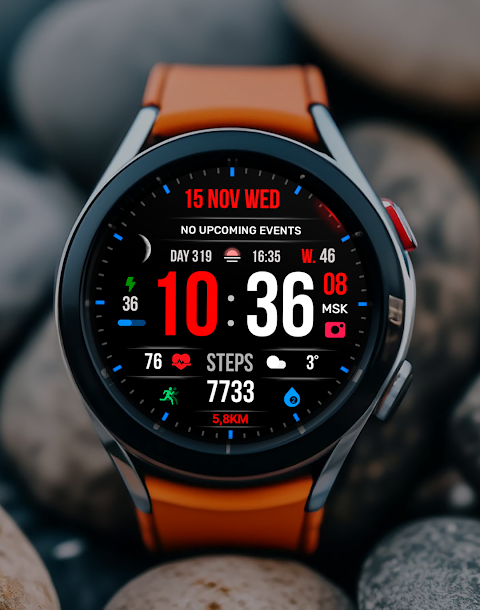 Super INF MOD V2 Watch Face screenshot
