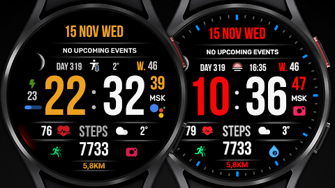 Super INF MOD V2 Watch Face screenshot